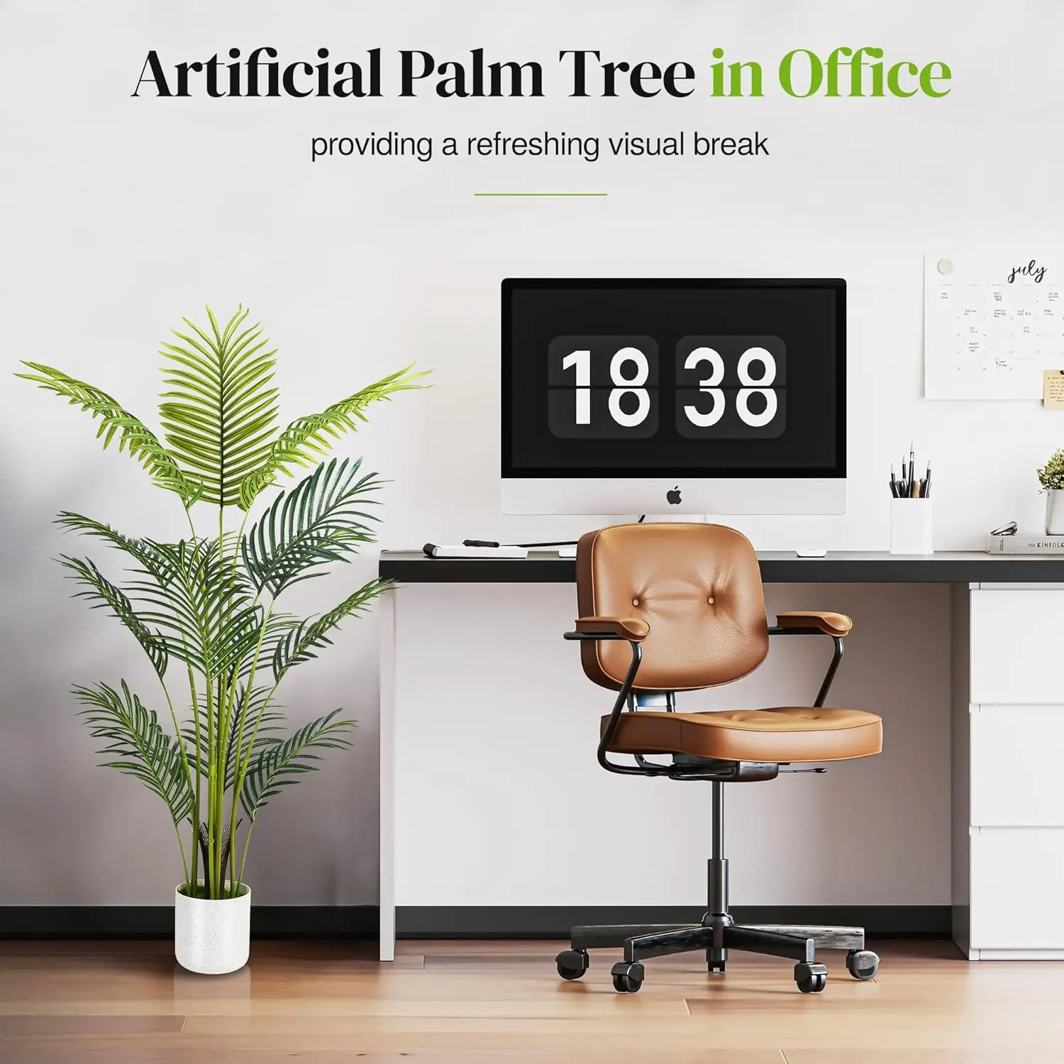 Artificial Areca Palm Tree Curved Artificial Palm Tree Artifical Fan Palm Tree for Dubai High Quality Artificial Plant
