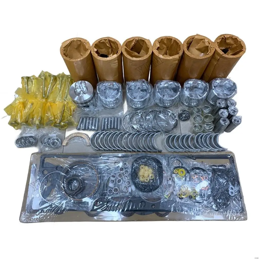 Overhaul Kit With Cylinder Gasket Piston Ring Liner Kit Valves Set 1073565 For Caterpillar 3306