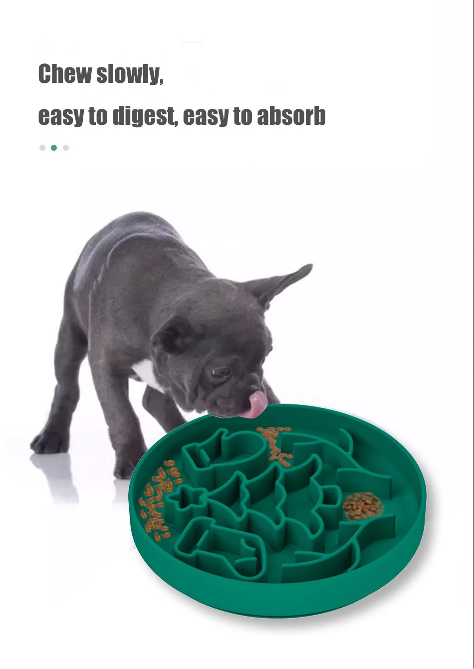 Christmas Slow Food Dog Bowl Silicone Slow Food Bowl Suction Cup Licking Mat Anti-choking Food Bowl supplier