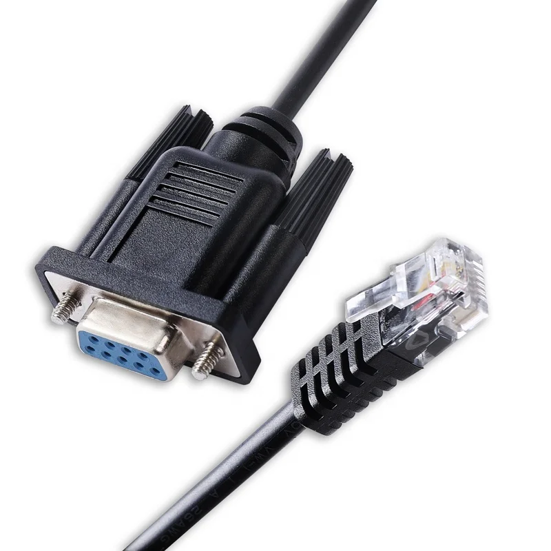 Custom Pinout RS232 DB9 Female to RJ12 6P6C Cable for RS232 Serial Interface Devices