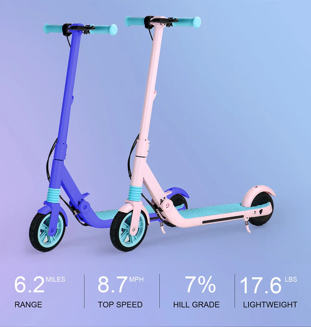 新款流行儿童踢电动滑板车2-10岁粉色批发脚踏板喷水儿童滑板车