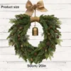 Bohemian-style bell flower wreath