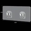 6*14 doble agarre transparente