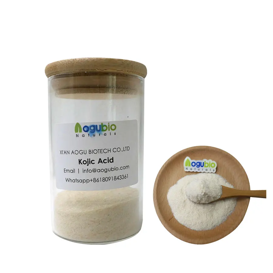 High Quality Skin Whitening Cosmetic Grade Kojic Acid Powder - Buy Raw ...