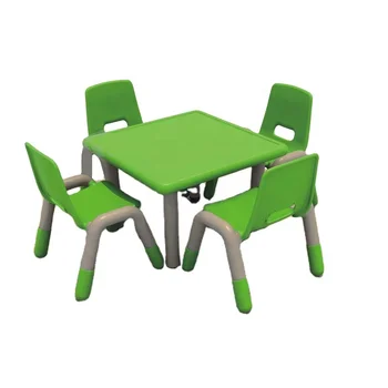 Kindergarten Plastic Table Children Stackable Kids Tables And Chairs ...