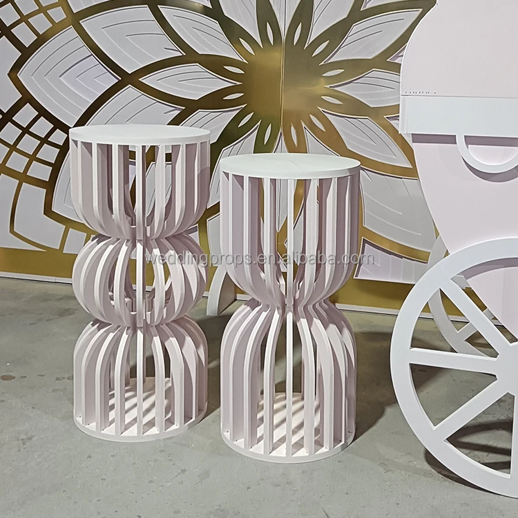 Popular New Style Cake Display Stand Acrylic Stands for Dessert Table  Round Cylinder Pedestal