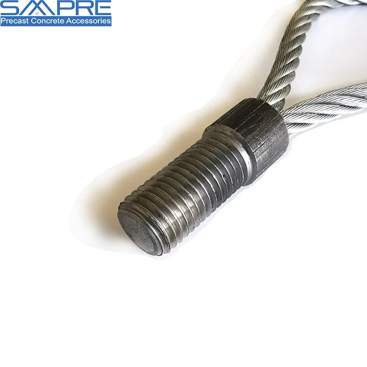Precast Concrete Rope Insert Device Threaded Lifting Wire Cable Loop ...