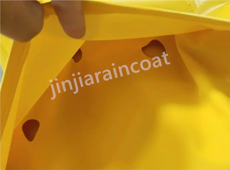 Изображение [4]- ЖЕЛТЫЙ ПВХ ПОЛИЭСТЕР RAIN SUIT - jinjiaraincoats-jinjiaraincoats