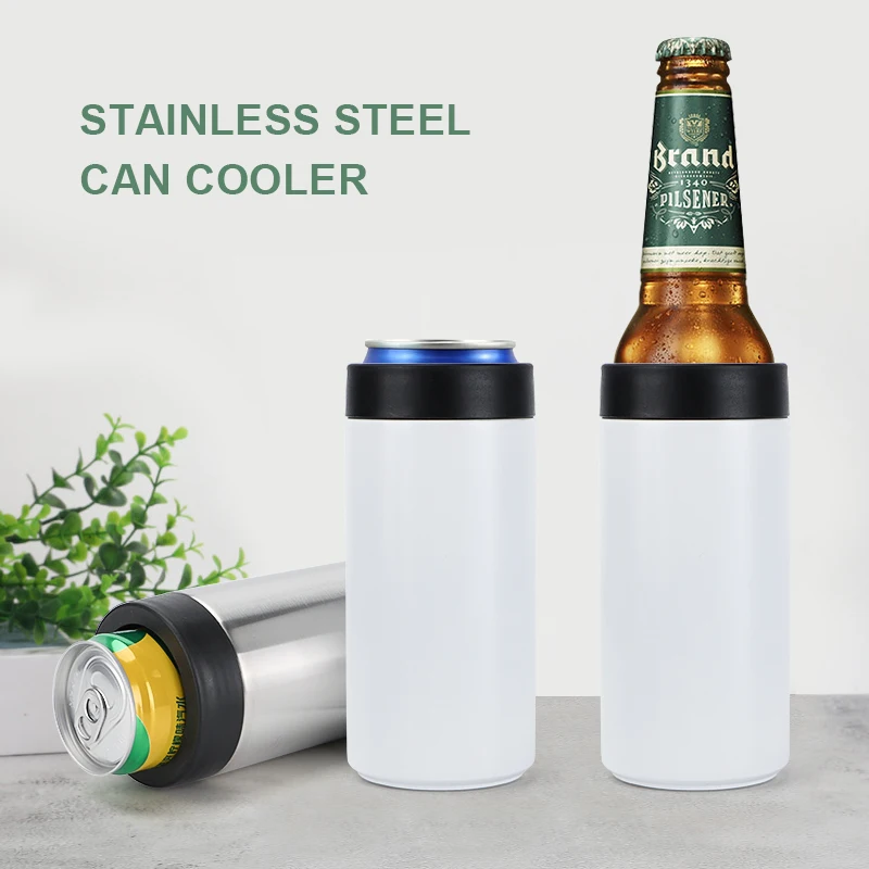 Beer Cooler 304 Stainless Steel Beer Bottle Can Holder Double Wall