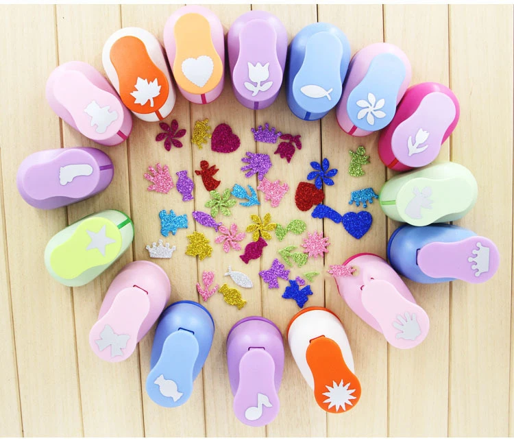 Factory Price Mini Scrapbook Punches Toys Kids DIY Paper Punch Puncher ...