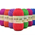 OEM Eco-friendly cheap wholesale anti pilling ball high quality 4ply 100% acrylic hand craft yarn for hand knitting