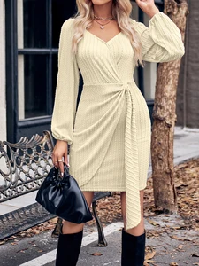 Autumn Ladies Casual Princess Dress for Summer Cheap Breathable and Anti-Static Natural Waistline Woven Method