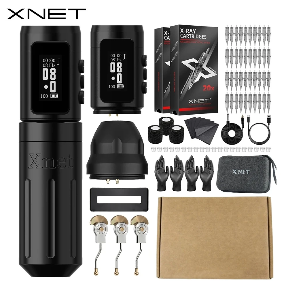 XNET Wireless　tattoo machine set Amazon.com: Tattoo Kit - Xnet Titan Wireless Tattoo Machine