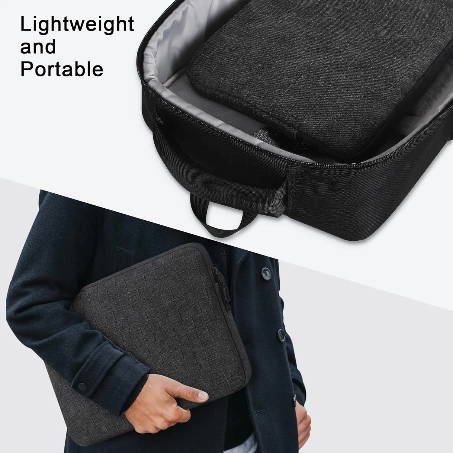 product portable 13 14 15 16 inch laptop sleeve waterproof shockproof tablet case pouch business cover made durable polyester lbx0109 3-29