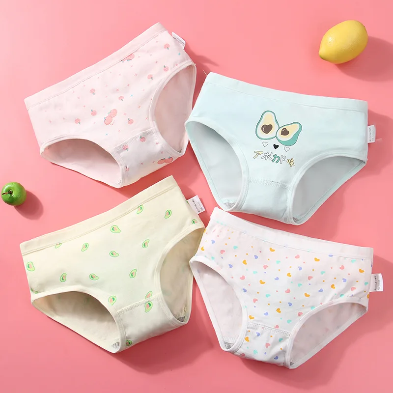 4pc/lot cotton panties for kid girls