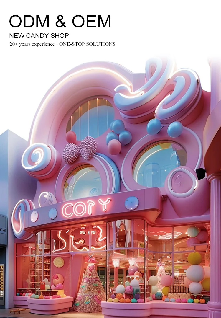 Bap Rack Luxury Giant Candy Cane Wooden Cabinet Sweet Display Racks Chocolate ...