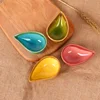 Assiette style goutte d'eau - Lot de 4