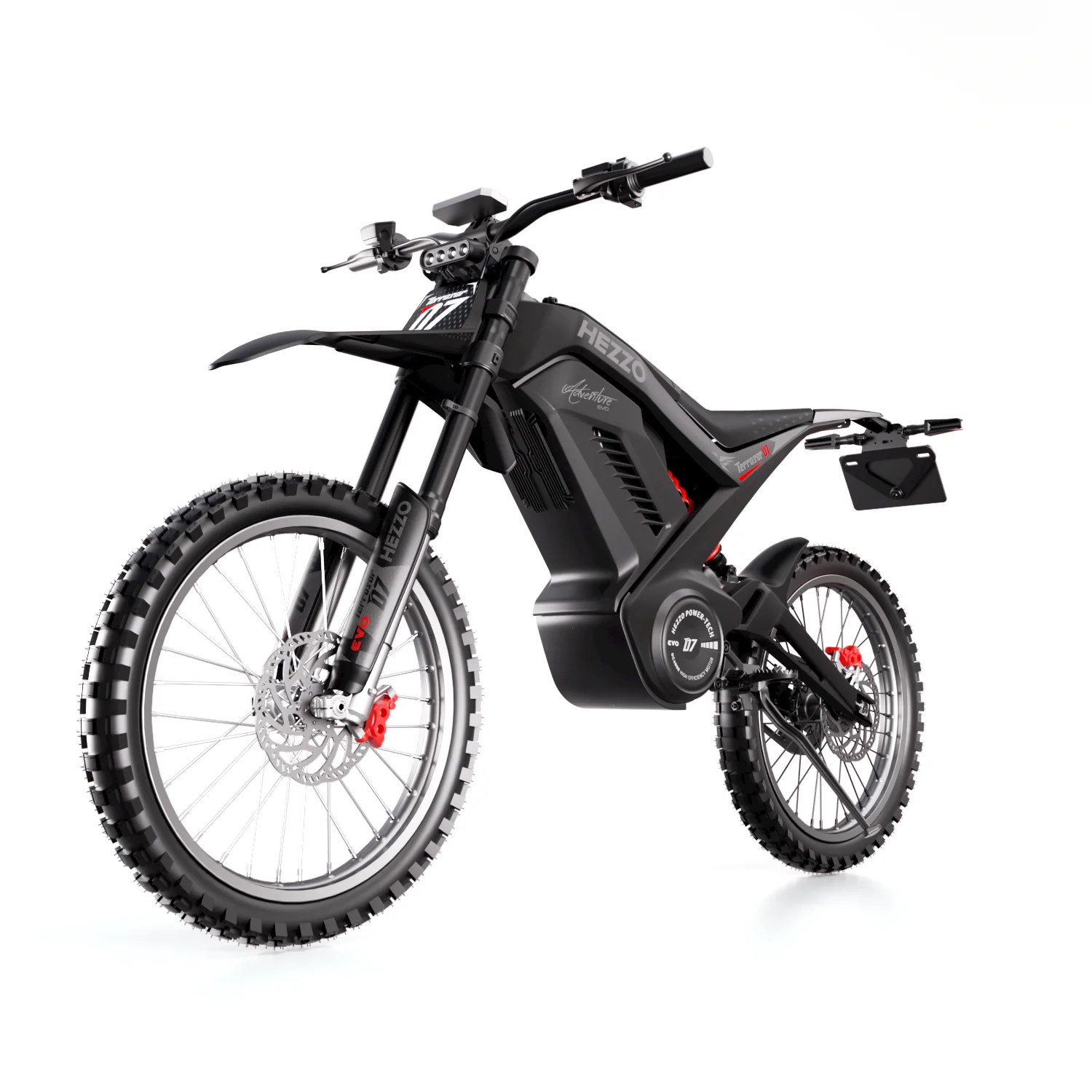 HEZZO 72V 8000W Electric Dirt Bike - 389Nm Torque, 35Ah Battery