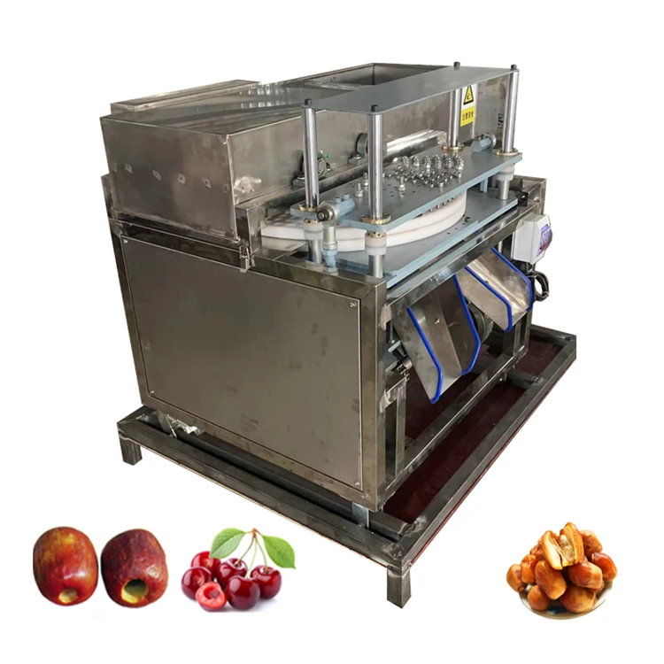 Automatic Cherry Date Deseeder Destoner Pitter Olive Kernel Seed Core Removing Machine