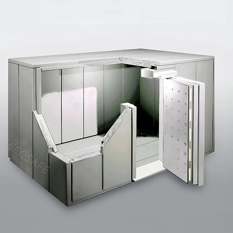 CEQSAFE Modular Vault Room Customized Size Strong Room for Bank Vault Burglary Resistance Room details