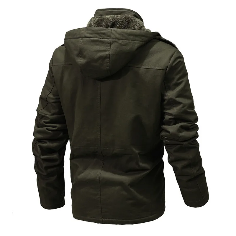 Men Detachable Hooded Winter Coats Fur ed Man Parka Puffer Jacket chaquetas para hombre_voghion.com