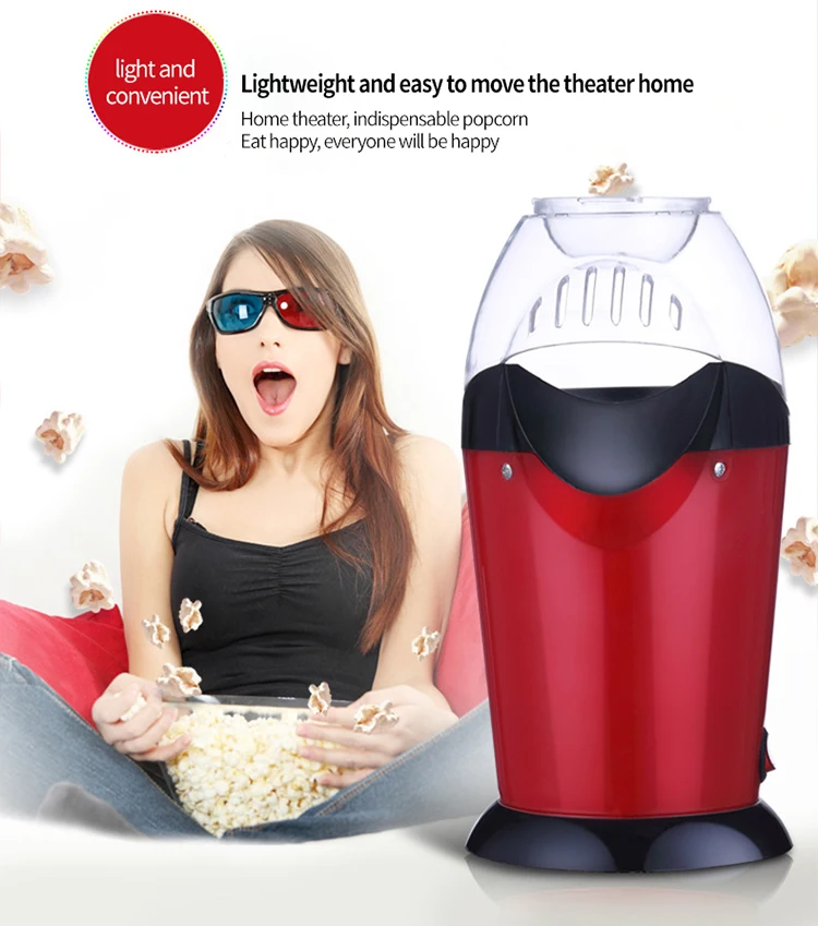 Wholesale Price PP Material Home Use Electric Automatic Popcorn Maker Children Popcorn Machine