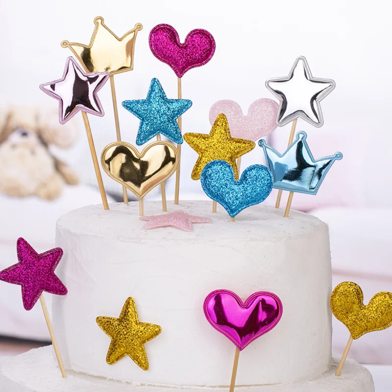 Décoration Gâteaux, Cake Topper Anniversaire, Argent - Aux Feux de la Fête
