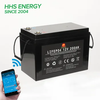 Rechargeable Solar UPS Power 150Ah 200Ah 12V 100Ah LiFePO4 Battery Deep Cycle 12V BMS Energy Storage Lithium Battery