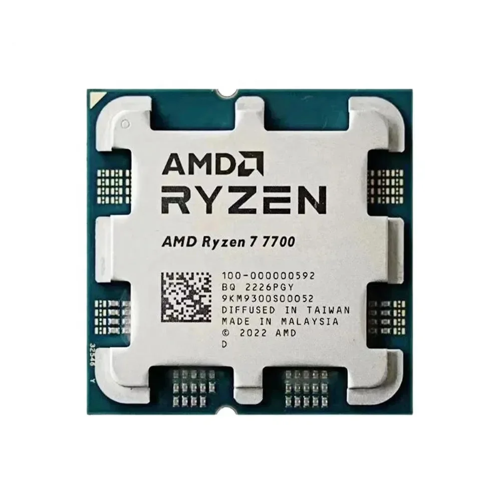 New Arrival AMD R7 7000 Series AM5 CPU Processor 7700 32MB DDR5 Ram  Memory Type