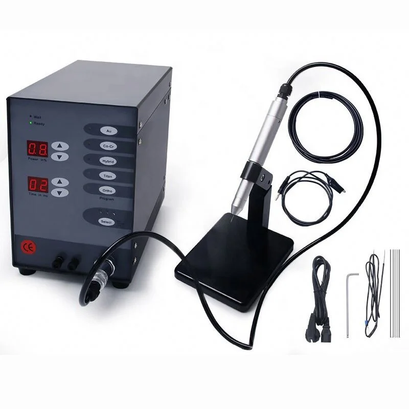 TEBAK 100A Welding Machine for Jewelry Welder Equipment Handled for Gold Silver Portable Pulse Arc Argon Soldering Spot Welding