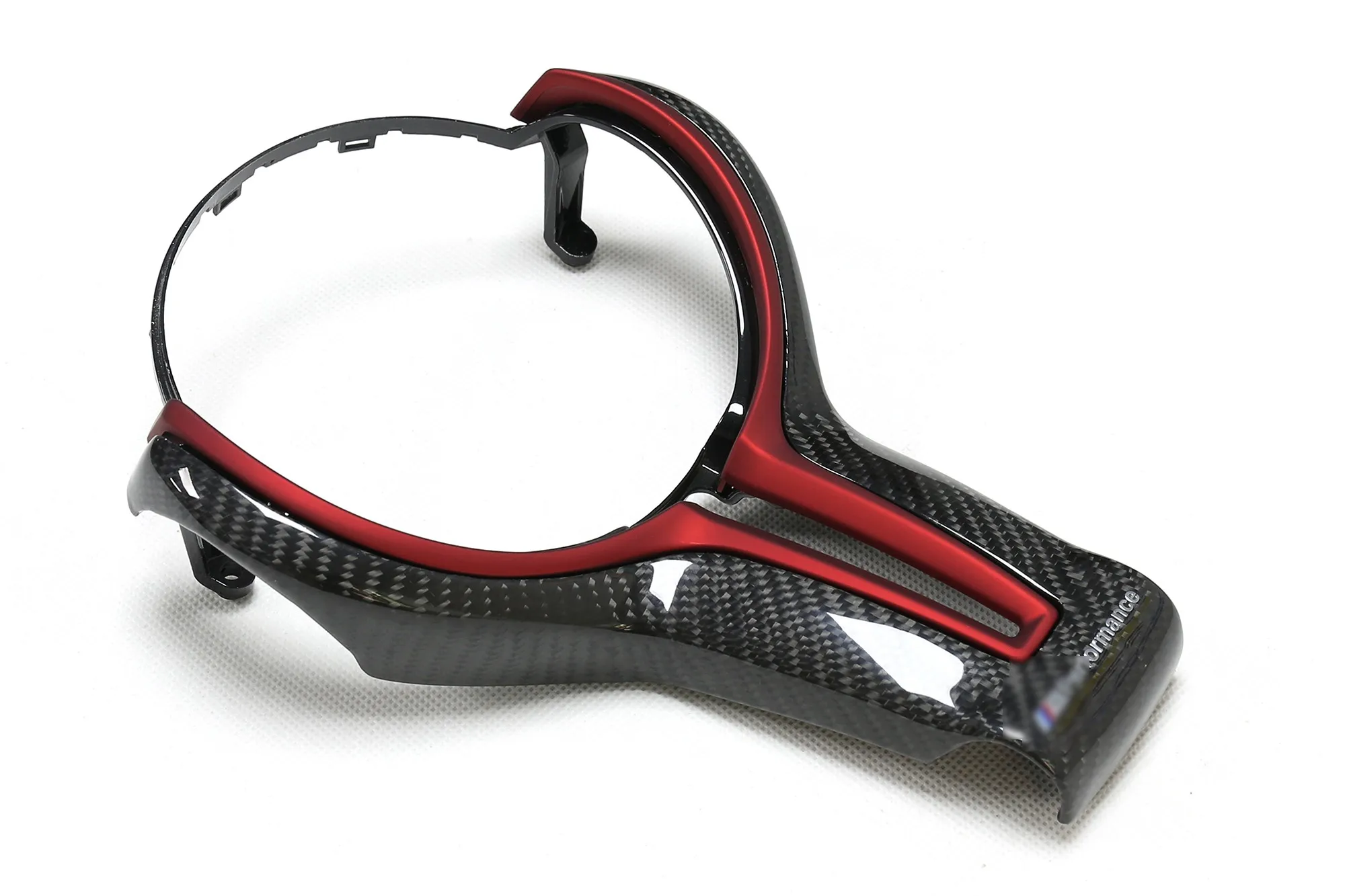 Real Carbon Fiber Steering Wheel Trim Cover Line with MP Mark for BMW M2 M3 M4 M5 M6 X5M X6M