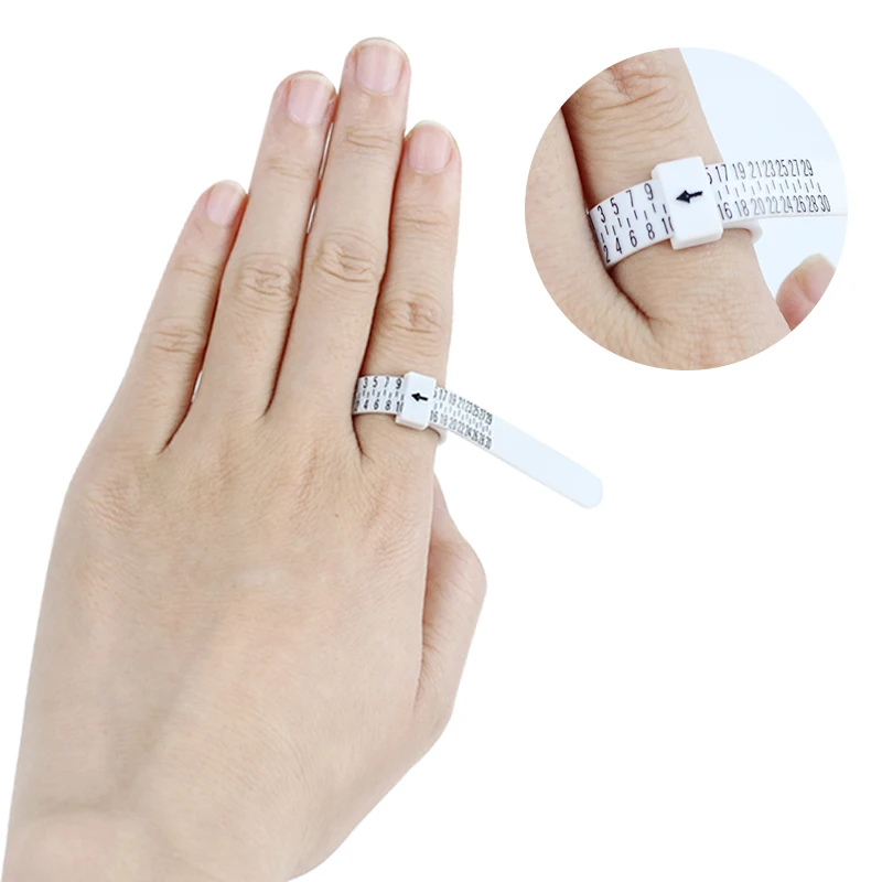 Pratico misuratore per anelli per misurare la dimensione dell'anello utilizzato da gioiellieri/produttori/strumento di misurazione del dito Ret Japan