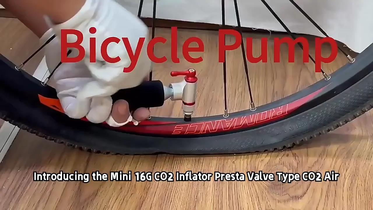 Emergency Portable Mini Co2 Bike Pump 16g Cartridge Inflator With