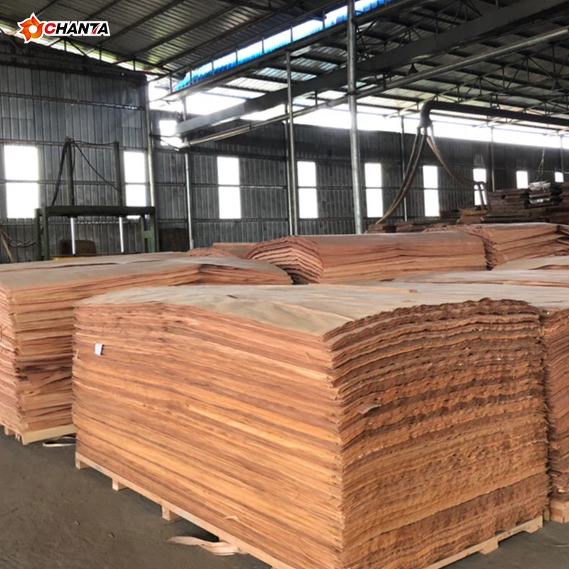 Factory Direct Sales 1270*2500 Customize Composite Rotary Cut Okoume Wood Face Veneer From Gabon