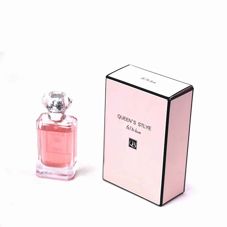 Luxury Pink Perfume Packaging Boxes 50ml Women's Perfume Box Packaging