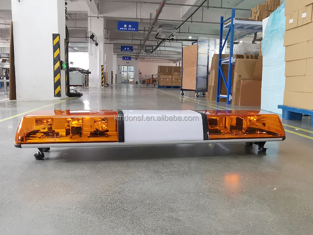 High Quality Halogen Rotating Light bar With 35W Bulbs Inside DC12V or 24V Amber 1214mm 48 Inch