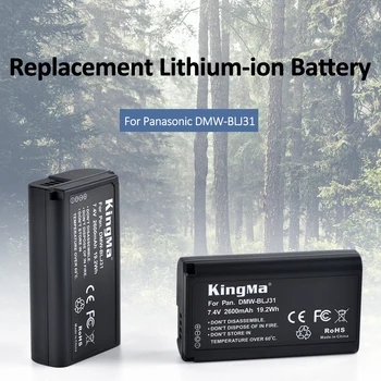 KingMa-DMW-BLJ31 Full Decoded Rechargeable Lithium Battery DMW-BLJ31 for Pan DC-S1 DC-S1R DC-S1H Camera detail image