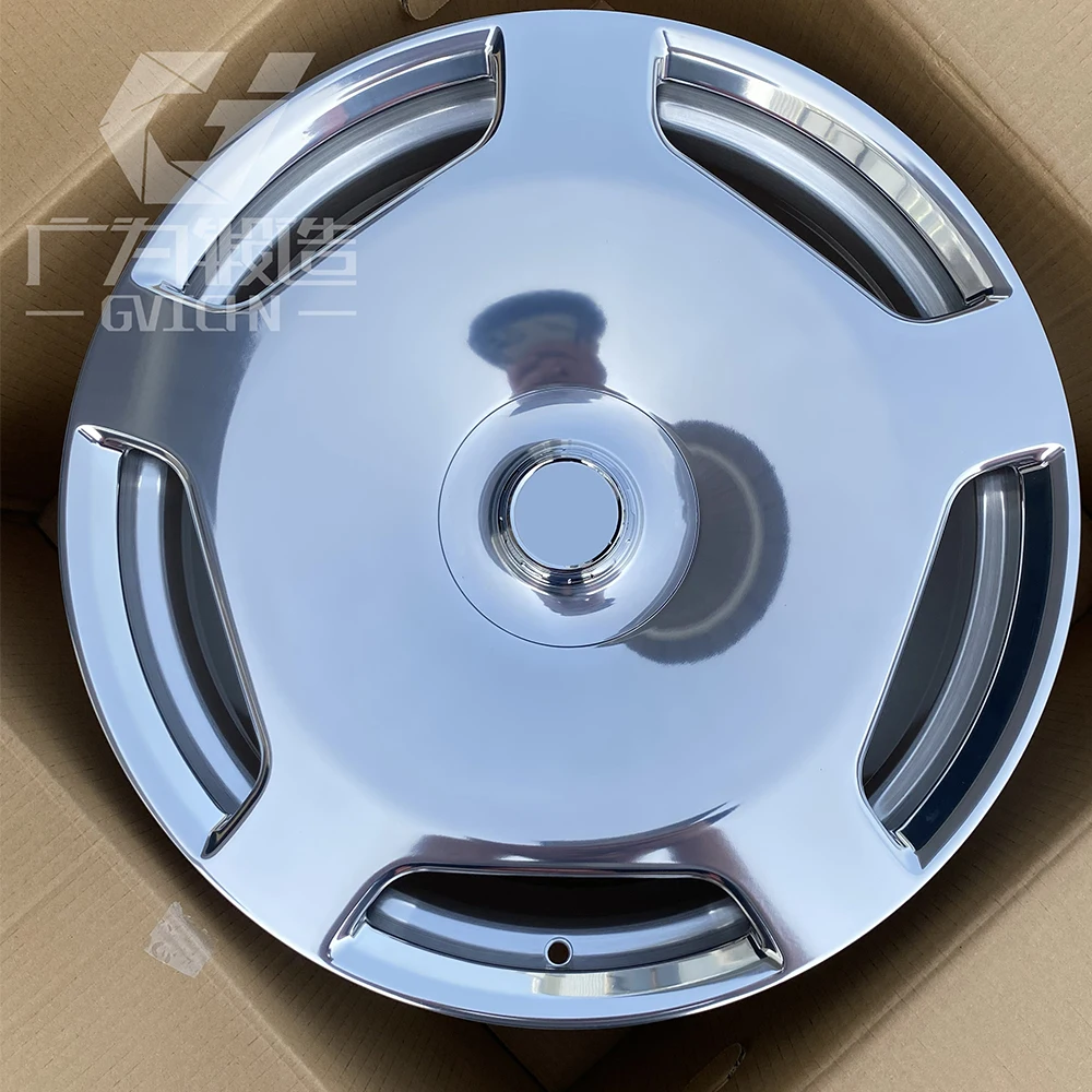 GVICHN monoblock polished aluminum alloy forged wheels 16 17 18 19 20 21 22 23 24 inch 5x112 5x114.3 5x120 rim hub