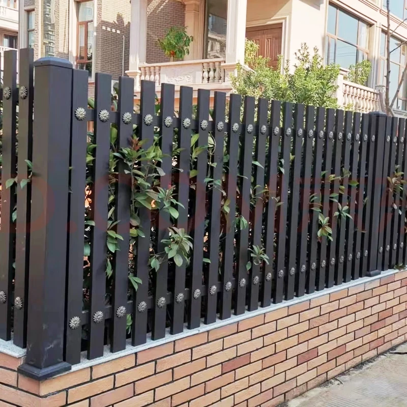 Aluminum Powder Coated Louver Fence Garden Guardrail Railings Privacy 