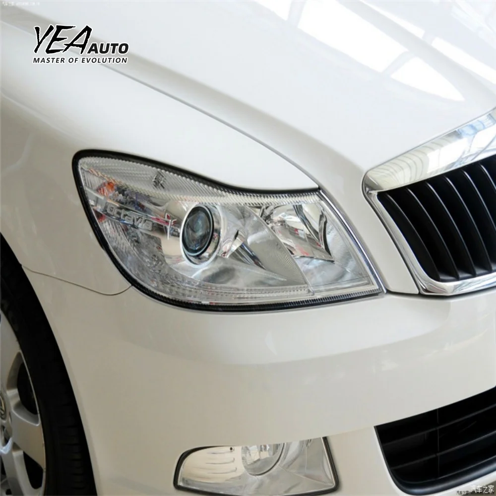 product car headlight glass lampshade cover lens for skoda octavia head light lens cover 2010   2014 headlights cover-16