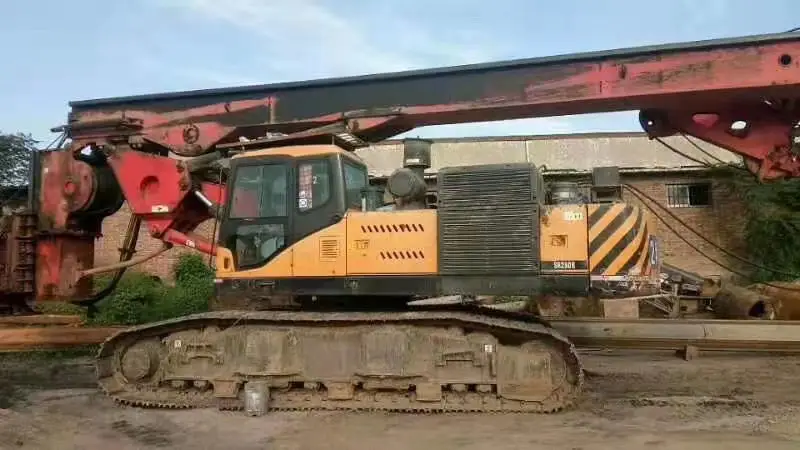 Used SANY Rotary Drilling Rig SR280 Pile Driving Machine Engine PLC Pump High Digging Power 150000kg China 0086 15026518796