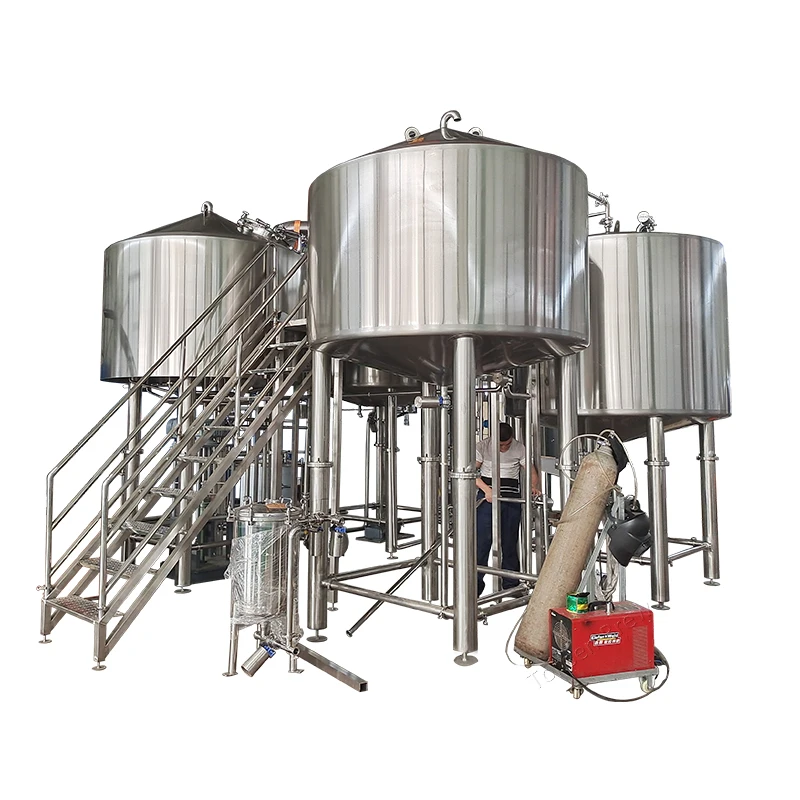Factory-Sold Tonsen Beer Brewing Equipment/Wine Making Machine/Plant Core Components Fermentation Tank Pressure 5000L 2000L