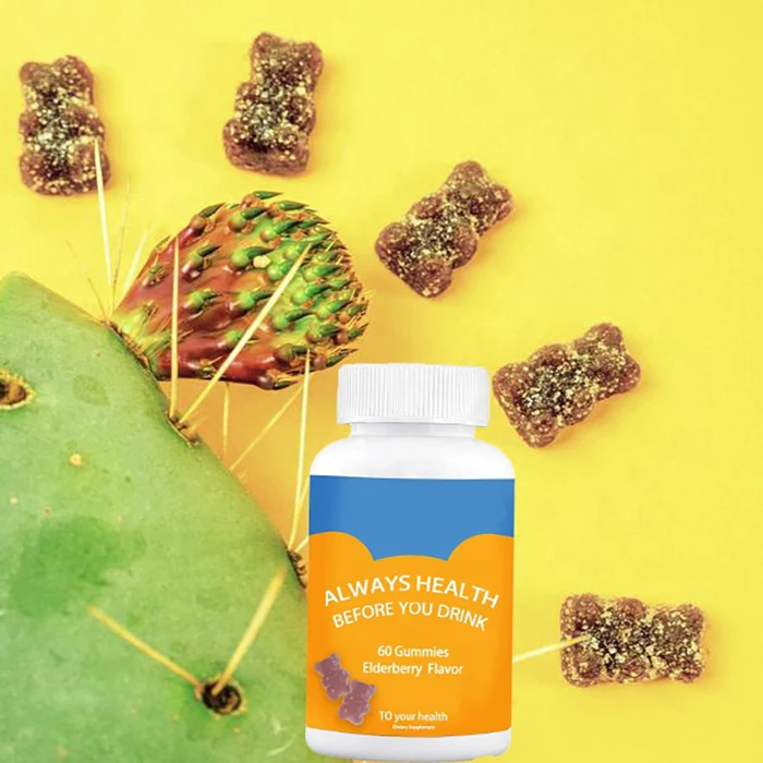 Sugar Free Pectin Liver Support Bear Gummies Milk Thistle Extracts