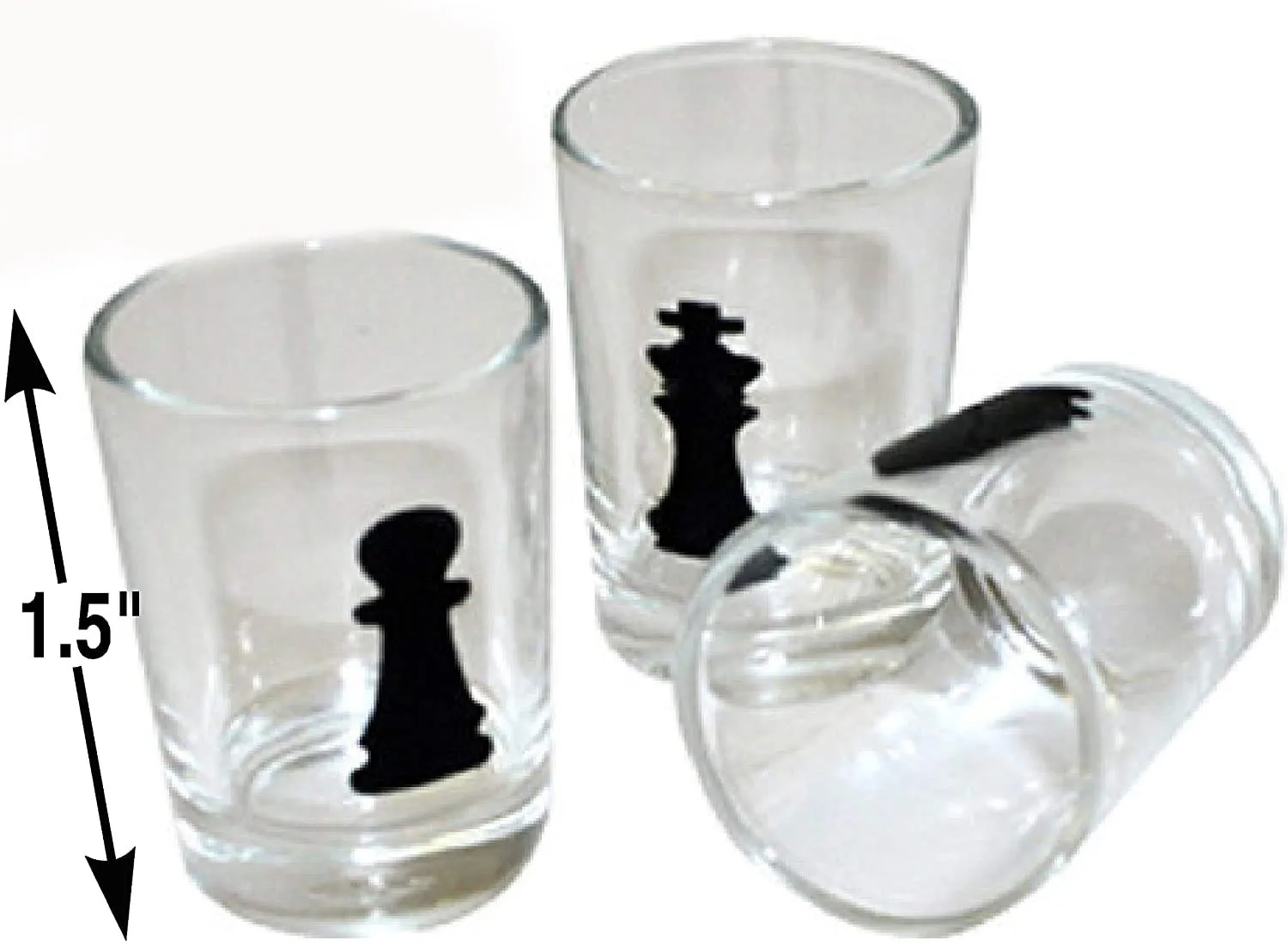 35*35cm Large Size and 32 Chess Pieces Drinking Game Wine Glass Chess