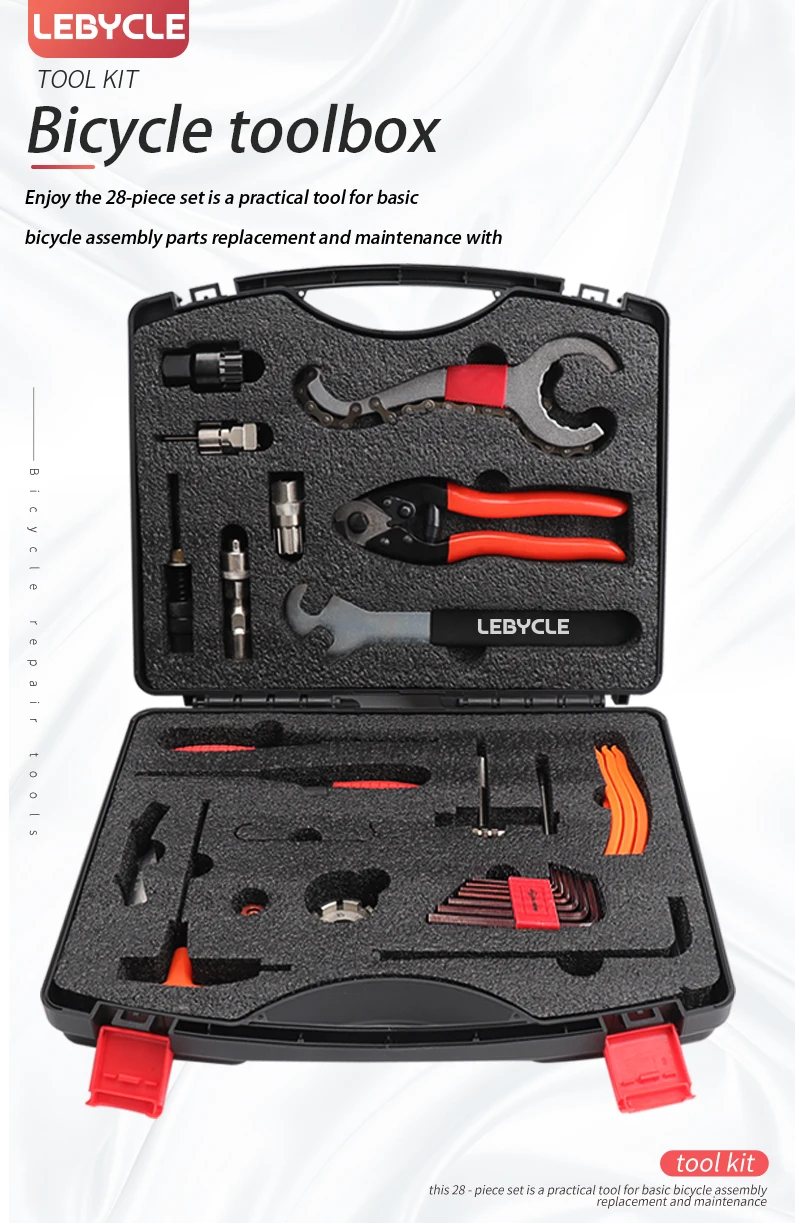 Lebycle Advance Bicycle Tool Kit Repair Set Multifunctional Bicycle