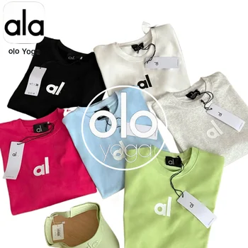 2025 Designer Cotton T-Shirts for Women 100% Cotton Stylish Oversized Crop Short Length Casual Style Logo Print for Summer