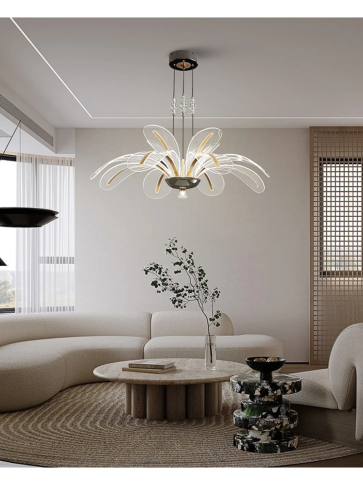 Acrylic Light Guide Plate Design Nordic Decorative Gold Ceiling Lights ...