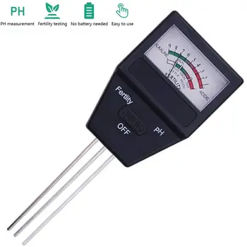 2 in 1 Analog Meter Soil pH Meter & Fertility Tester with 3 Probes Ideal Instrument Environmental Concepts pH Anzlyzer