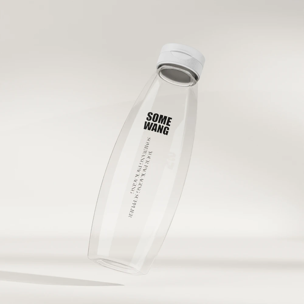 250ml 400ml Food Packaging Containers PET Honey Bottle Empty Plastic Squeeze Sauce Bottles