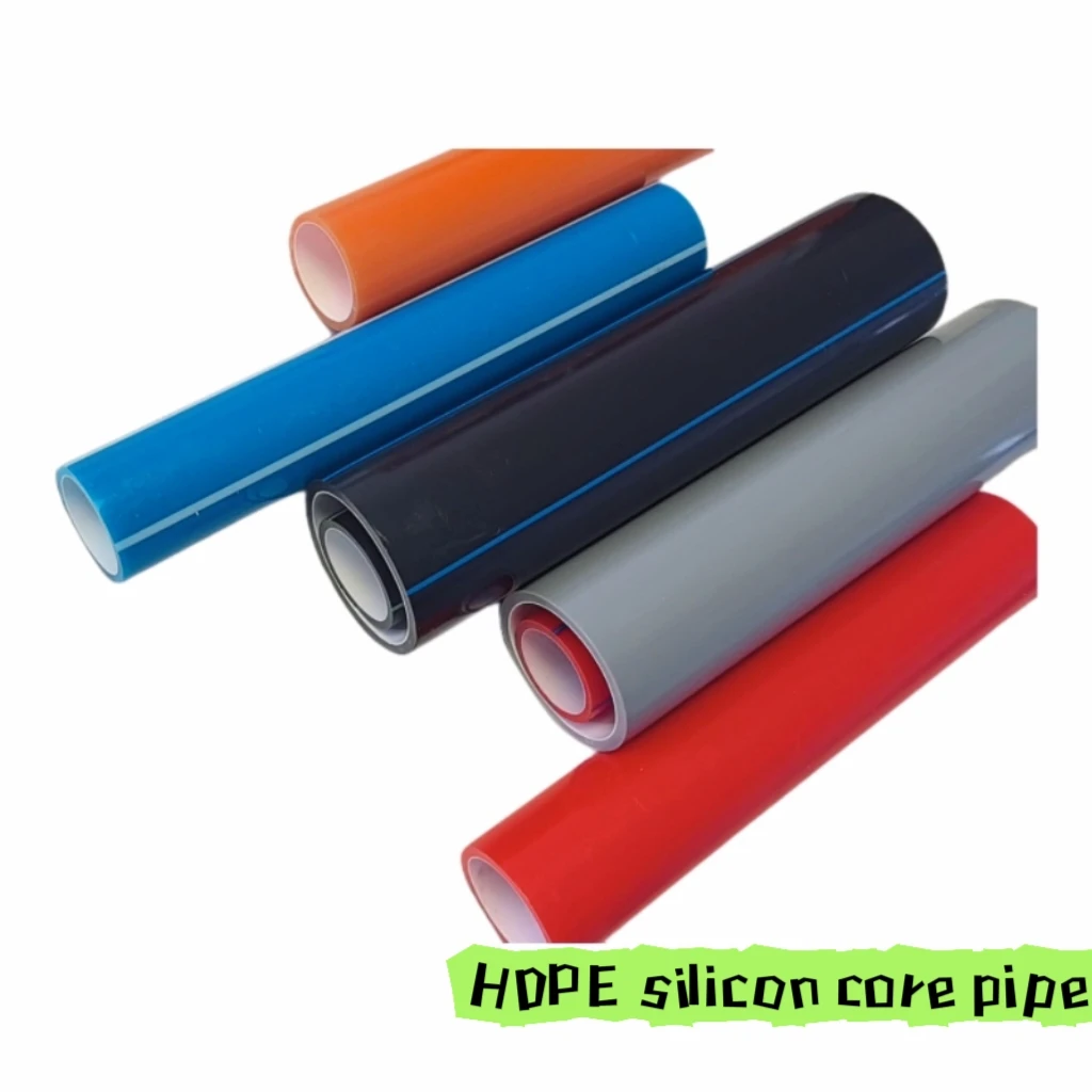 HDPE High-Density Polyethylene Silicon Core Pipe Corrosion-Resistant High Pressure Excellent Lubricity Sealing Performance